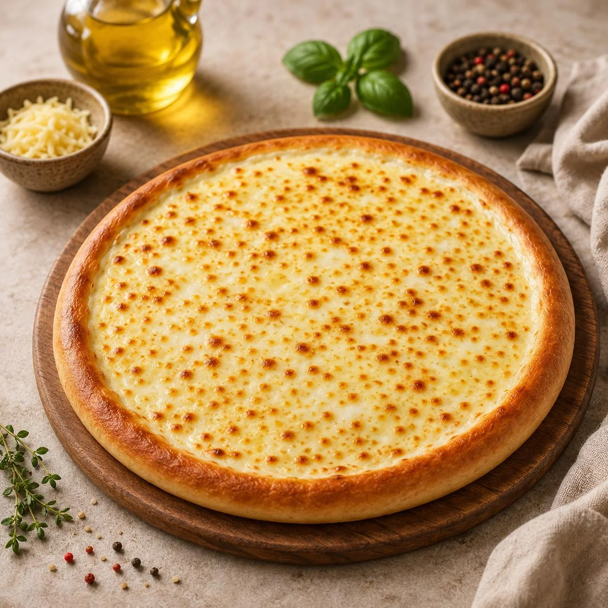 بيتزا لبنة بالعسل